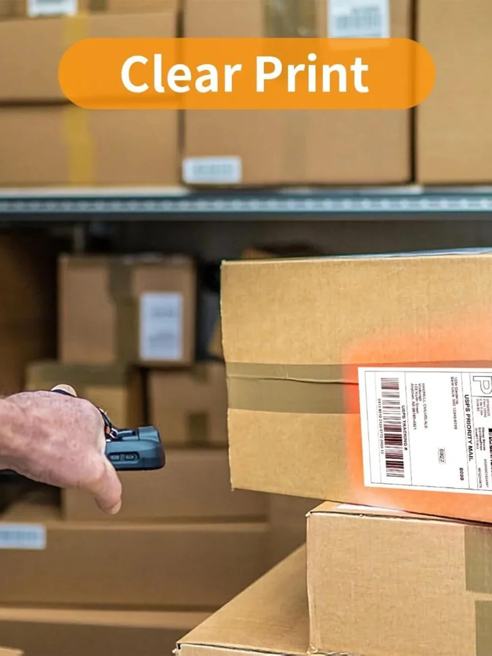 4x6 Shipping Labels Thermal Printer Stickers 250 per Roll